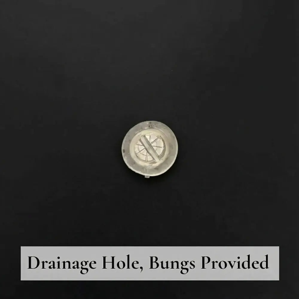 100cm Matte Black Zinc Trough Planter by sabodaj